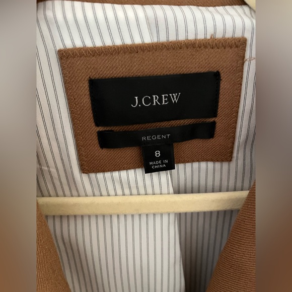 J. Crew Regent wool Blazer in camel size 8 - Picture 4 of 5